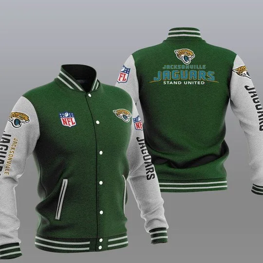 Jacksonville Jaguars Baseball Jacket IK49