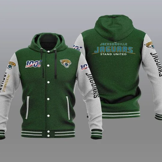 Jacksonville Jaguars Baseball Jacket ZW56 - Image 2