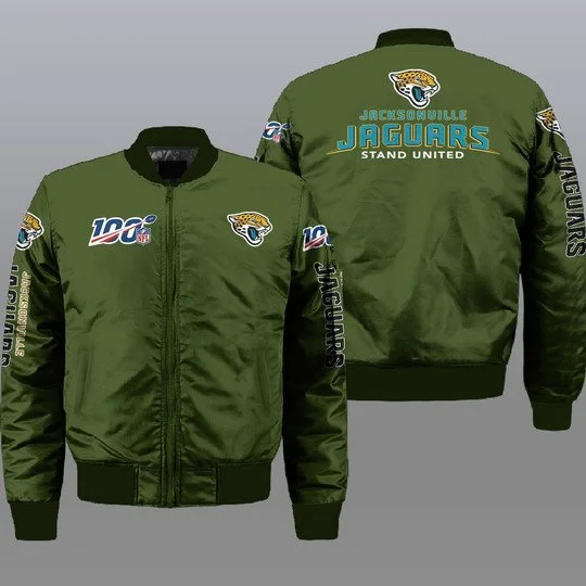 Jacksonville Jaguars Bomber Jacket Full KB44