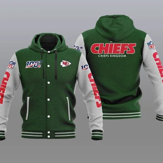 Kansas City Chiefs Baseball Jacket UY84 - Image 2