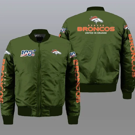 Denver Broncos Bomber Jacket Full Size TV05