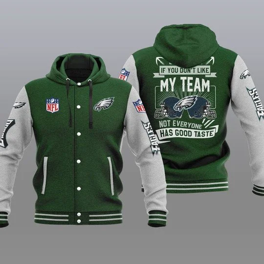 Philadelphia Eagles Baseball Jacket HM39 - Image 2