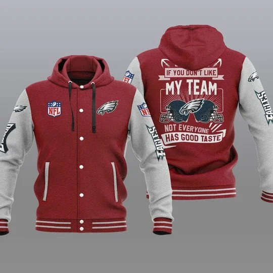 Philadelphia Eagles Baseball Jacket UG72 - Image 2