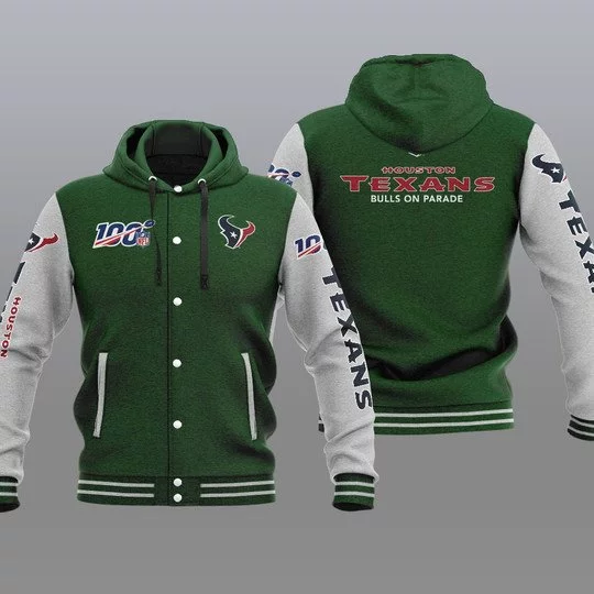 Houston Texans Baseball Jacket DO33 - Image 2