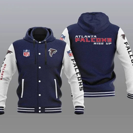 Atlanta Falcons Baseball Jacket KC29 - Image 2
