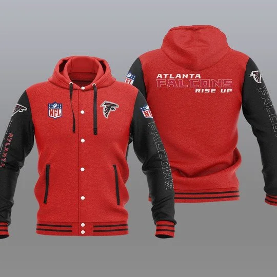 Atlanta Falcons Baseball Jacket KK12 - Image 2