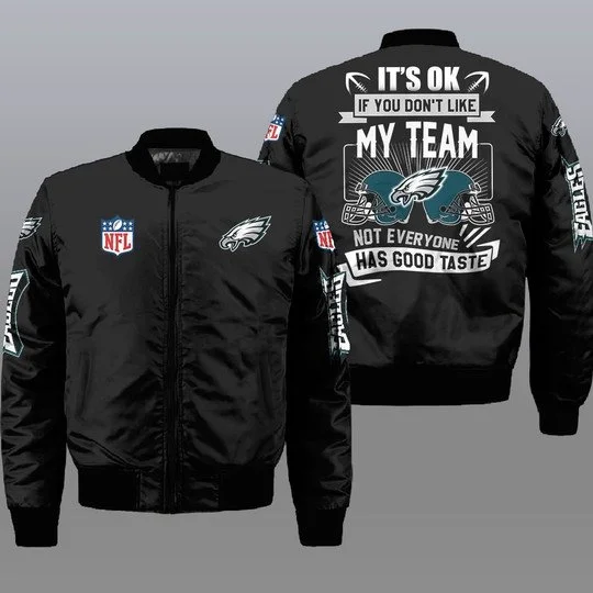 Philadelphia Eagles Bomber Jacket Full Size UB84