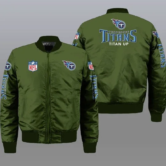 Tennessee Titans Bomber Jacket Full Size IU26