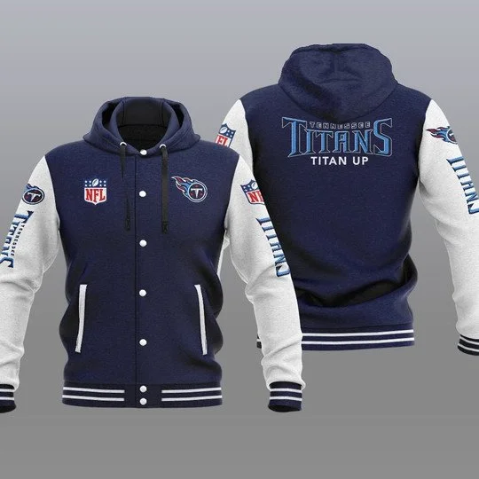 Tennessee Titans Baseball Jacket PH47 - Image 2
