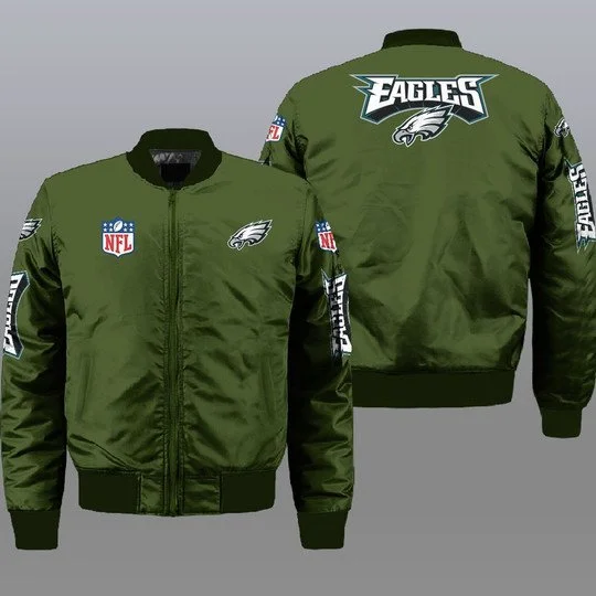 Philadelphia Eagles Bomber Jacket Full Size JC39