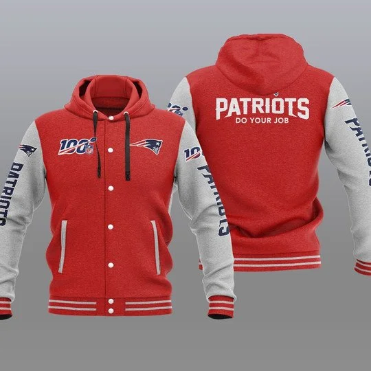 New England Patriots Baseball Jacket FK23 - Image 2