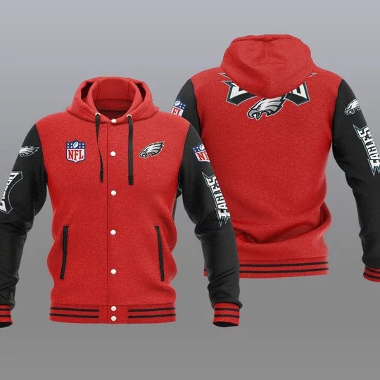 Philadelphia Eagles Baseball Jacket HP99 - Image 2