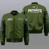 New England Patriots Bomber Jacket Full Size FO66