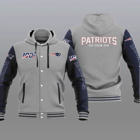 New England Patriots Baseball Jacket OS53 - Image 2