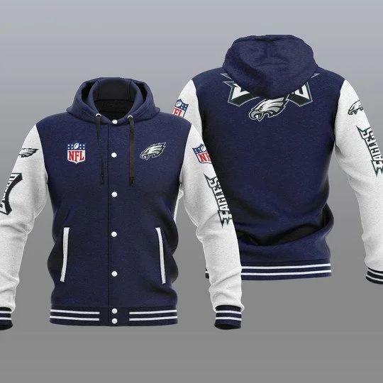 Philadelphia Eagles Baseball Jacket YJ28 - Image 2