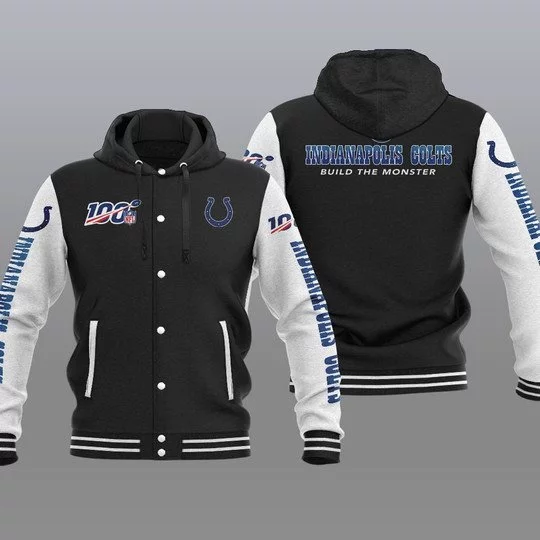 Indianapolis Colts Baseball Jacket JV26 - Image 2