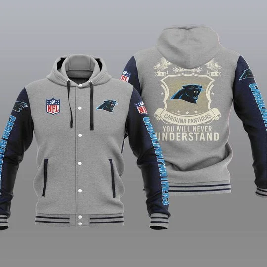 Carolina Panthers Baseball Jacket YY01 - Image 2
