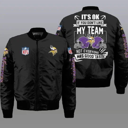 Minnesota Vikings Bomber Jacket Full Size JD33