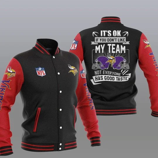 Minnesota Vikings Baseball Jacket XU34