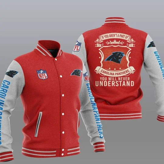 Carolina Panthers Baseball Jacket OI89