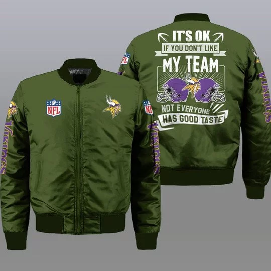 Minnesota Vikings Bomber Jacket Full Size VU22