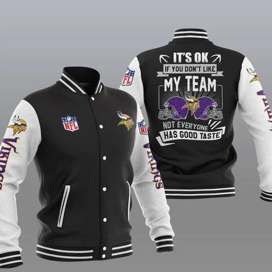 Minnesota Vikings Baseball Jacket UC73