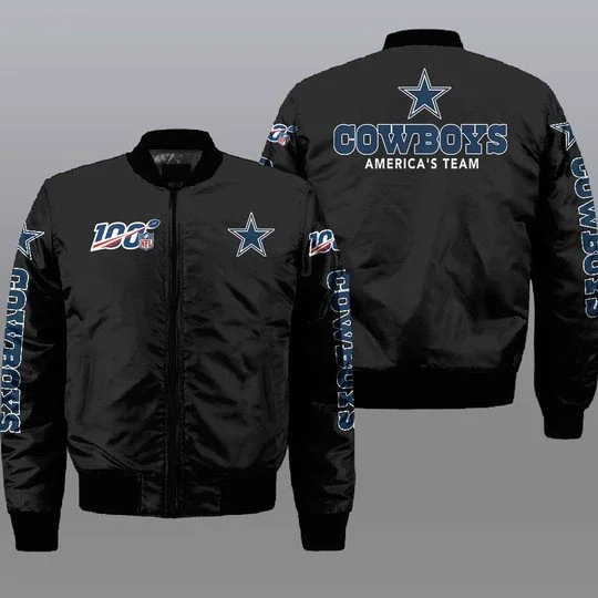 Dallas Cowboys Bomber Jacket Full Size ZP07