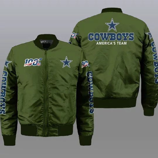 Dallas Cowboys Bomber Jacket Full Size TX08