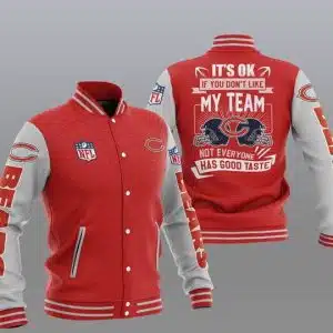 Chicago Bears Baseball Jacket UT69