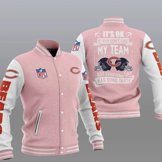 Chicago Bears Baseball Jacket UY79