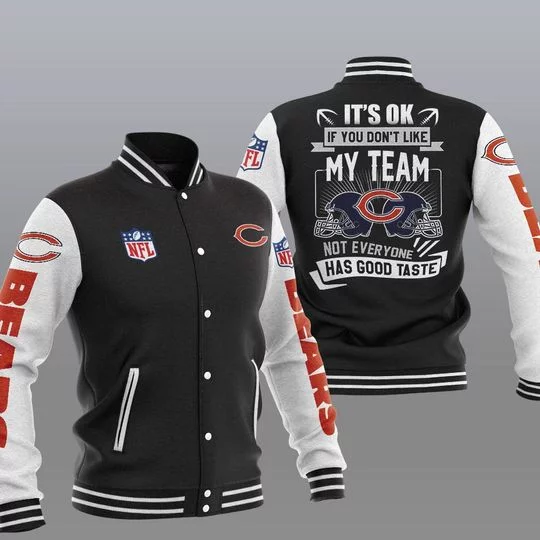 Chicago Bears Baseball Jacket IP00