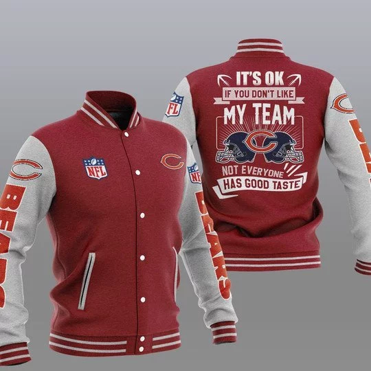 Chicago Bears Baseball Jacket IM77