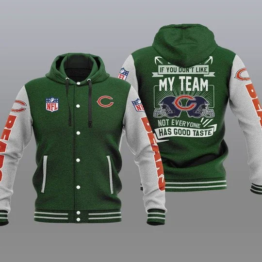 Chicago Bears Baseball Jacket IK88 - Image 2