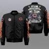 Chicago Bears Bomber Jacket Full Size YE88