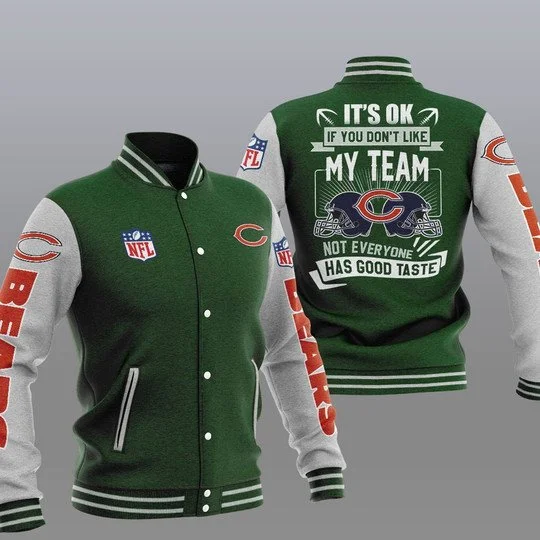 Chicago Bears Baseball Jacket IK88