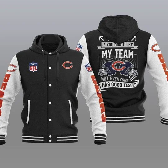 Chicago Bears Baseball Jacket IP00 - Image 2
