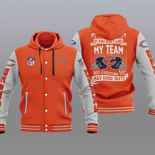 Chicago Bears Baseball Jacket UW49 - Image 2