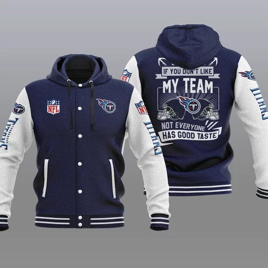 Tennessee Titans Baseball Jacket  QO37 - Image 2