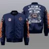 Chicago Bears Bomber Jacket Full Size YQ86
