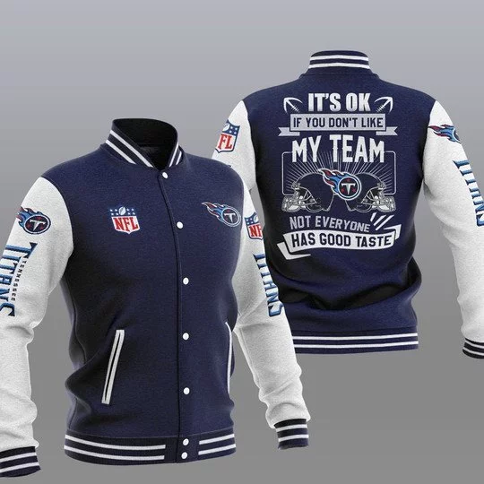 Tennessee Titans Baseball Jacket  QO37
