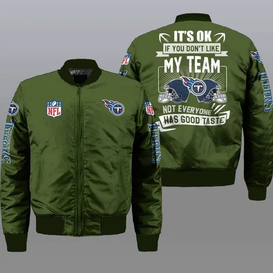 Tennessee Titans Bomber Jacket Full Size CO37
