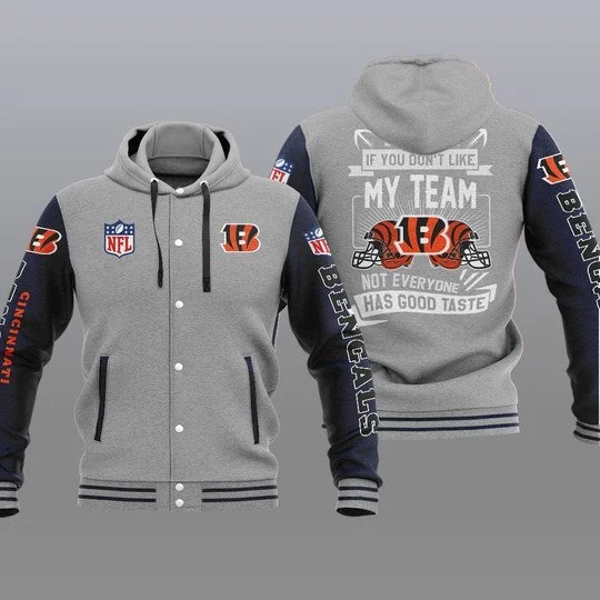 Cincinnati Bengals Baseball Jacket PD33 - Image 2