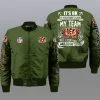 Cincinnati Bengals Bomber Jacket Full Size RC22