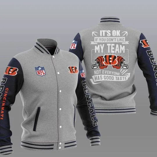 Cincinnati Bengals Baseball Jacket PD33