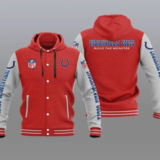 Indianapolis Colts Baseball Jacket JD37 - Image 2