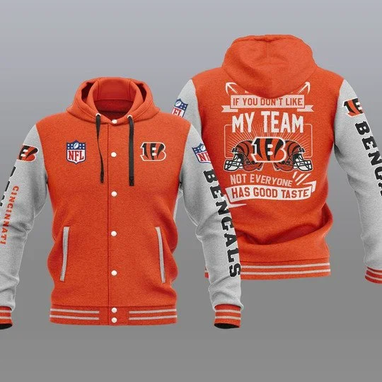 Cincinnati Bengals Baseball Jacket DJ39 - Image 2