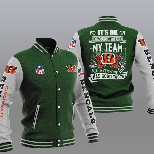 Cincinnati Bengals Baseball Jacket BR49