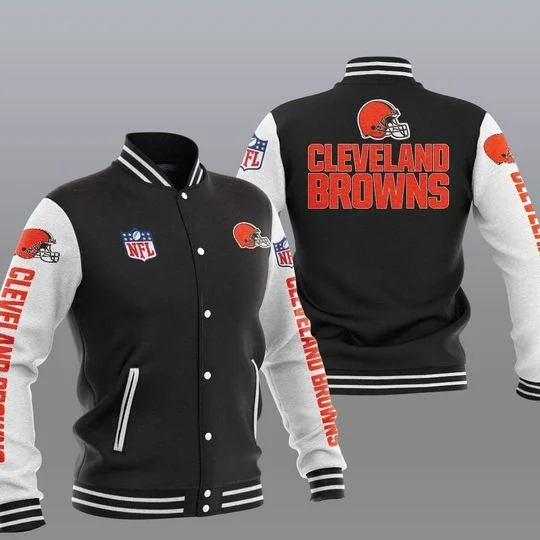 Cleveland Browns Baseball Jacket TP02
