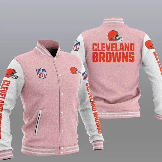 Cleveland Browns Baseball Jacket UV48