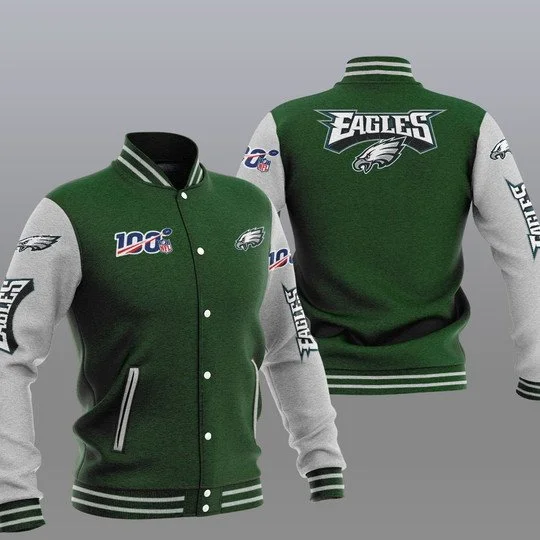 Philadelphia Eagles Baseball Jacket KU28